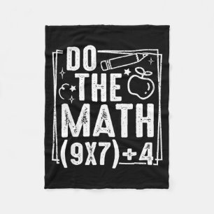 Do The Math 67 Meme 6 7 Funny Six Seven Women Fleece Blanket