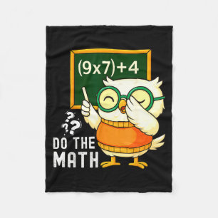 Do The Math 67 Meme Funny Six Seven Teacher Studen Fleece Blanket