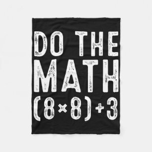 Do The Math 67 Meme Funny Six Seven Teacher Women  Fleece Blanket