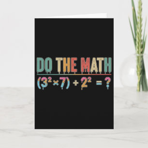 Do The Math 67 Meme Funny Teacher Six Seven Men Wo Card