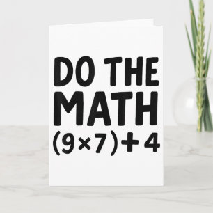 Do The Math Equation Thanksgiving Teacher 67 Six S Card
