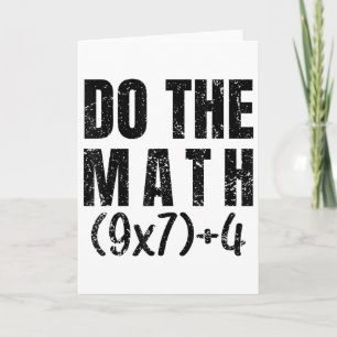 Do The Math Equation Thanksgiving Teacher 67 Six S Card