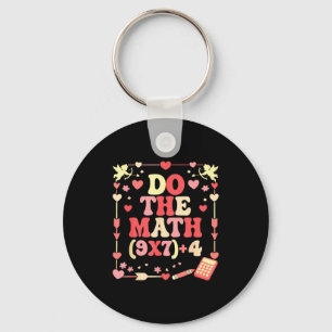 Do The Math Equation Valentine's Day Math Teacher Key Ring