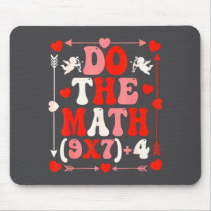 Do The Math Teacher 67 Meme Six Seven Valentine's  Mouse Pad