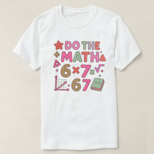 Do The Math – Trendy Kawaii Classroom Design T-Shirt