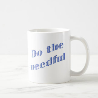 Do The Needful Blue Mug