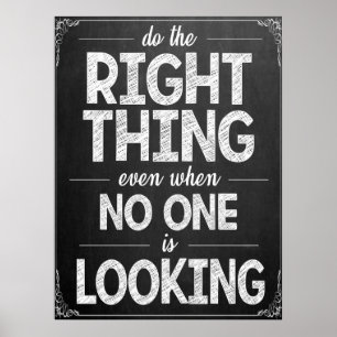 Do The Right Thing Classroom Poster