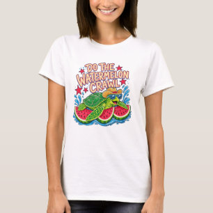 Do The Watermelon Crawl, watermelon crawl, cowboy T-Shirt