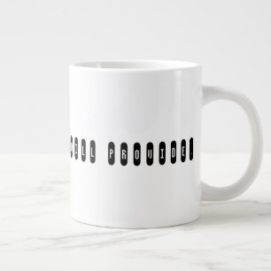 Do the work, God will provide. Large Coffee Mug
