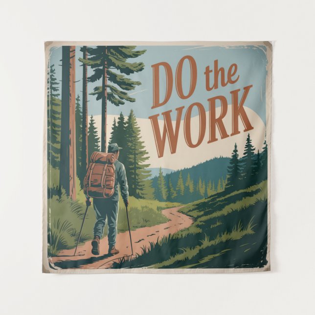 Do The Work Tapestry (Front)