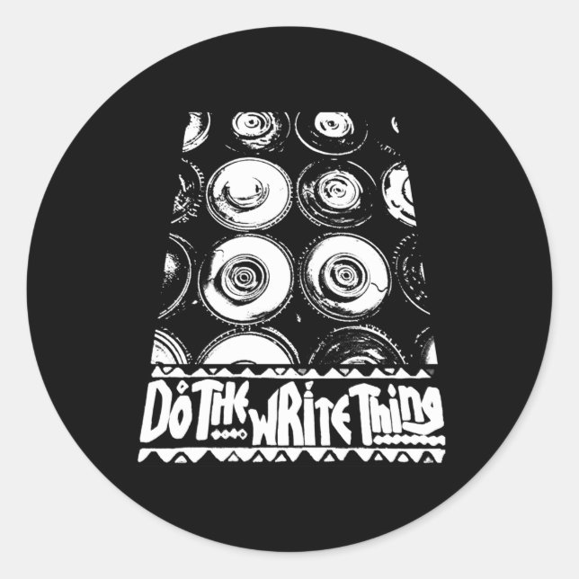 Do The Write Thing Pt121 Sticker  (Front)