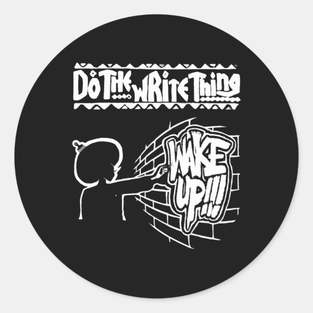 Do The Write Thing Pt137 Sticker  (Front)