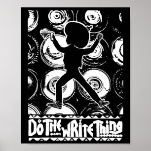 Do The Write Thing Pt147 Sticker  Poster