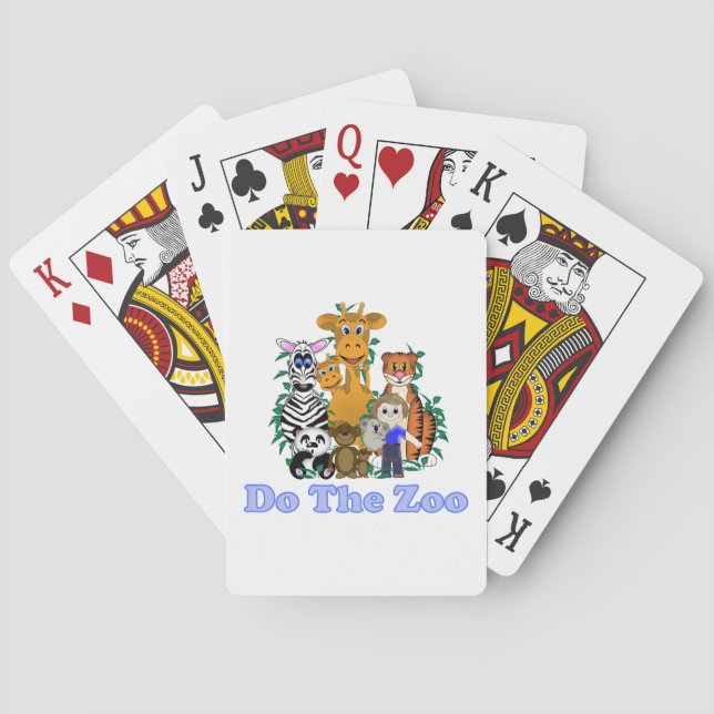 Do The Zoo Playing Cards (Back)