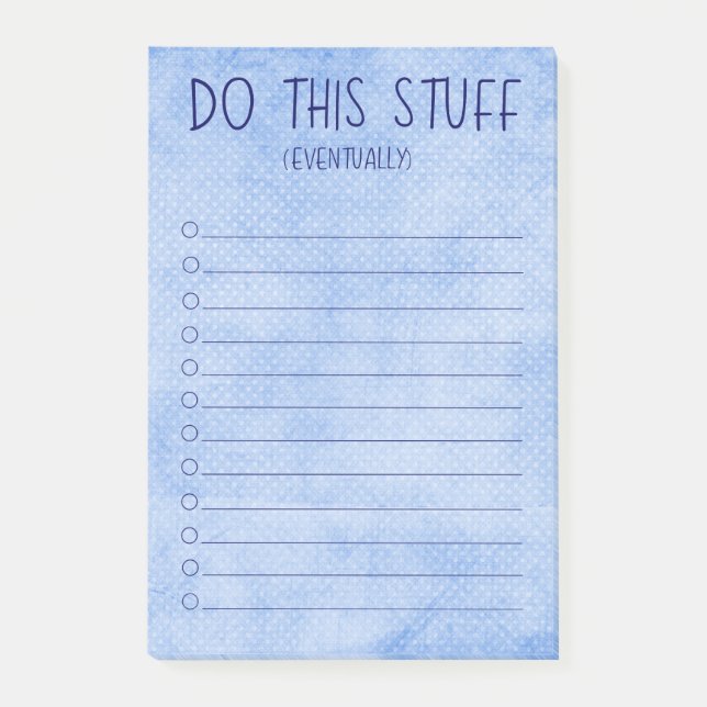 Do This Stuff Eventually Post-it Notes (Front)