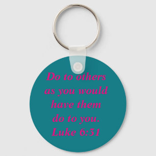 Do to others key ring