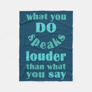 Do vs. Say custom fleece blankets