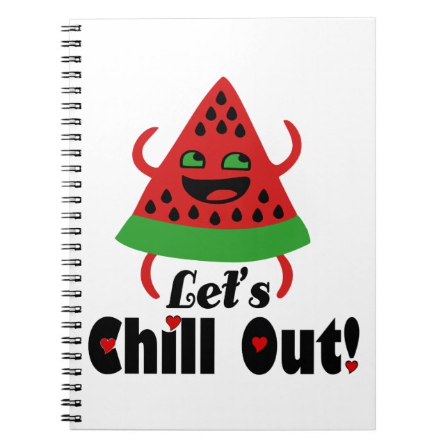 ❤️🍉Do Watermelon Dance & Chill 😋 Notebook (Front)