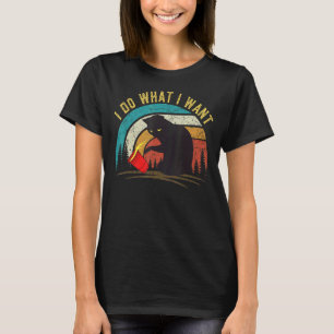 Do What I Want Vintage Black Cat Red Cup My Cat 1 T-Shirt