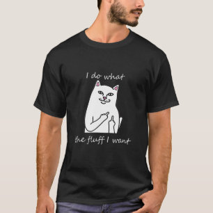 Do What I Want Vintage Black Cat Red Cup My Cat 3 T-Shirt