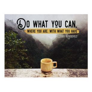 Do What You Can Inspirational Postcard