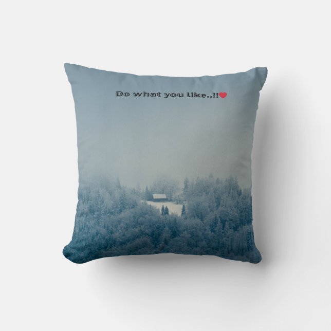 Do What You Like - Motivational Quote Throw Pillow (Front)