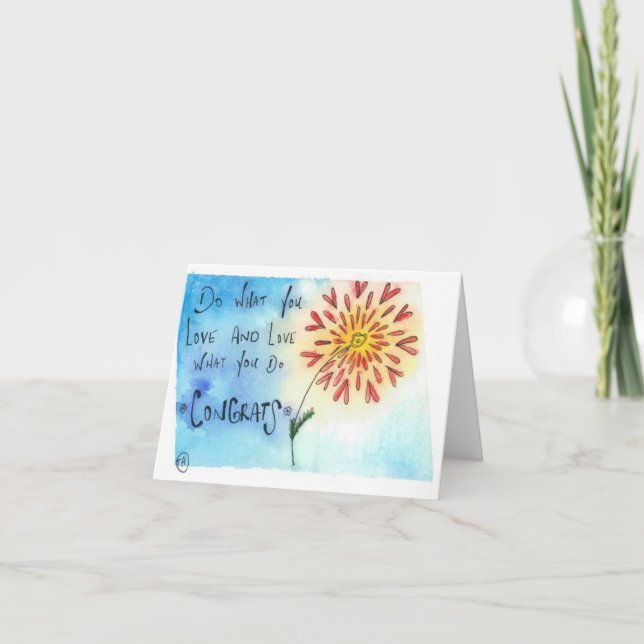Do what you love... card (Front)