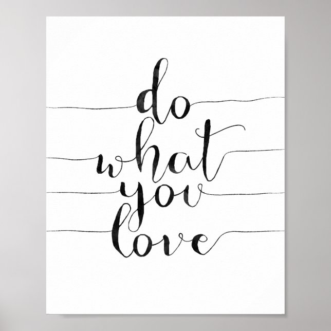 Do What You Love Poster (Front)