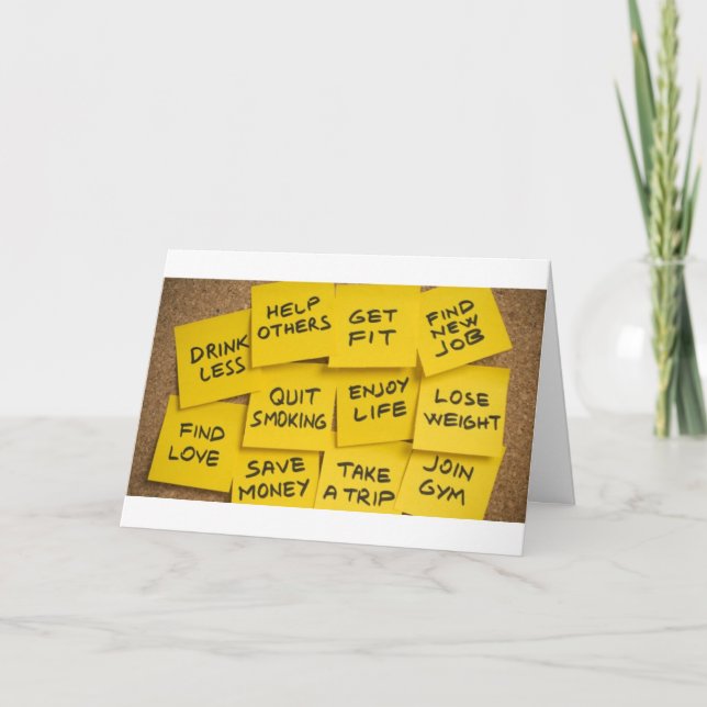 DO WHAT **YOU WANT** IN THE NEW YEAR CARD (Front)