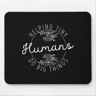 Do Women Helping Tiny Humans Big Things Mouse Pad