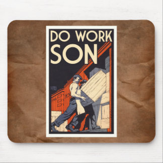 do work son mouse pad