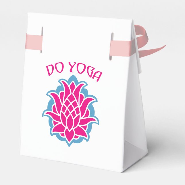 Do yoga favour box (Back Side)