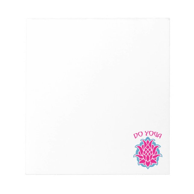 Do yoga notepad (Front)