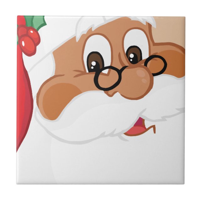 Do You Believe in Black Santa Claus? Tile (Front)