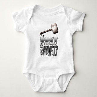 Do you even lift? baby bodysuit