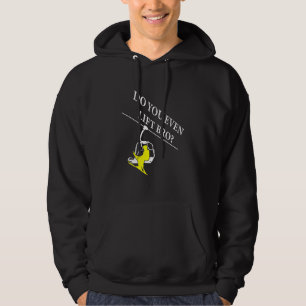 Do You Even Lift Bro Skier Skis Hoodie