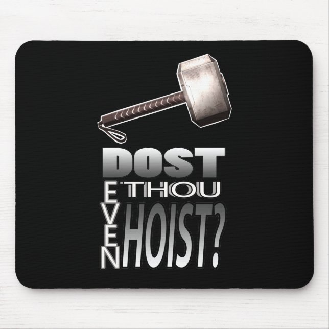 Do you even lift? mouse pad (Front)