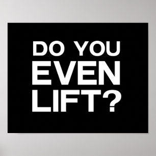 Do You Even Lift? Poster