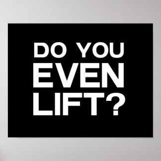 Do You Even Lift? Poster