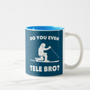 Do You Even Tele Bro? Two-Tone Coffee Mug