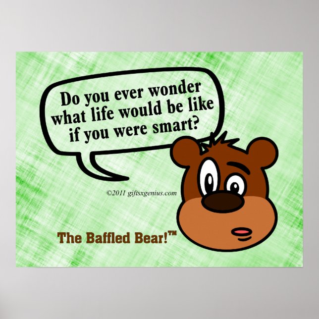 Do you ever wonder what being smart is like? poster (Front)