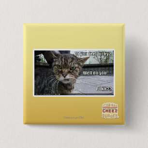 Do you feel lucky? 15 cm square badge