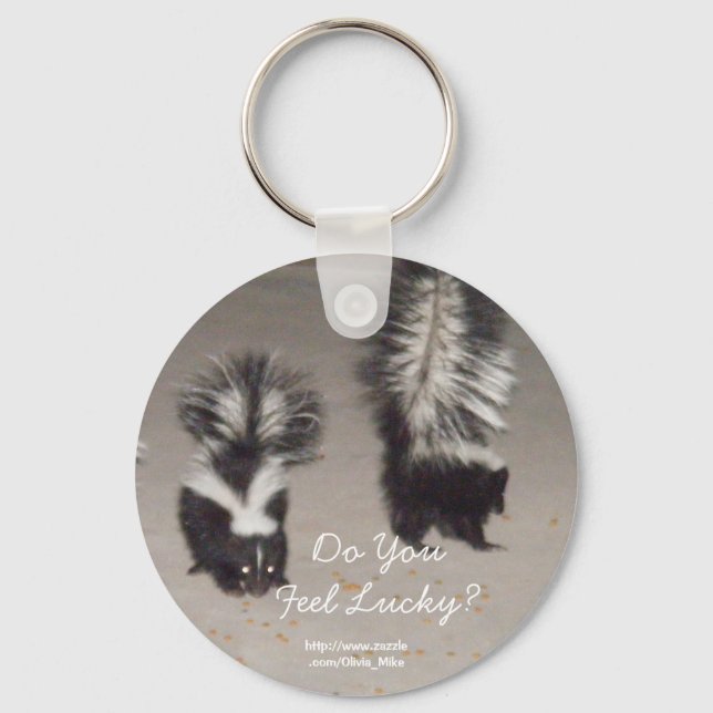 Do You Feel Lucky? Key Ring (Front)