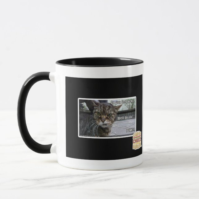 Do you feel lucky? mug (Left)