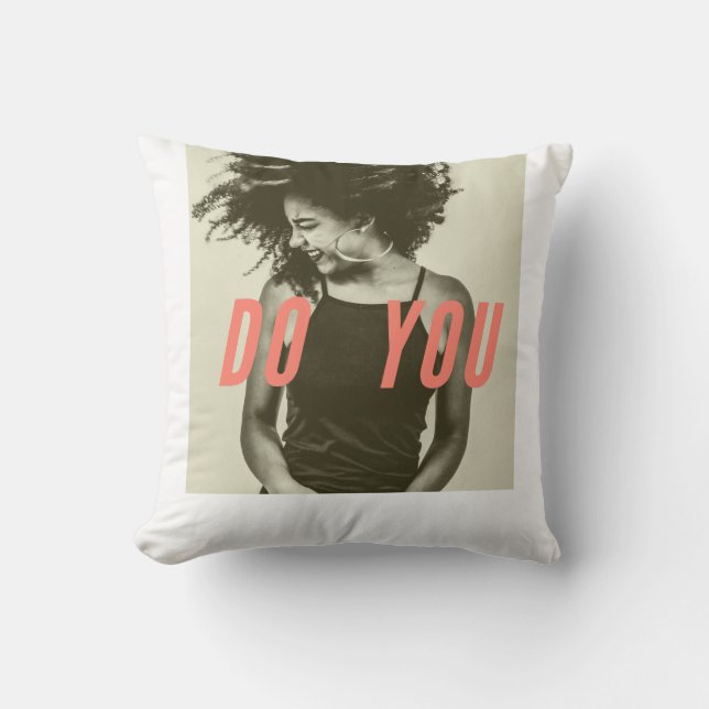 "Do You" Graphic Tee – Empowerment in Style Soft Cushion (Front)
