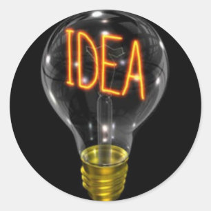 Do you have an idea? classic round sticker