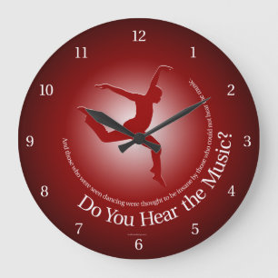 Do You Hear The Music? Large Clock
