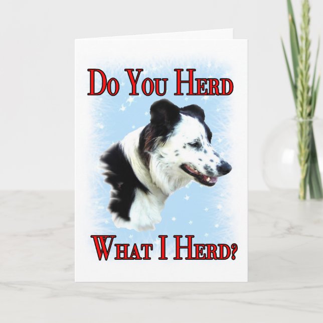 Do you Herd? Holiday Card (Front)