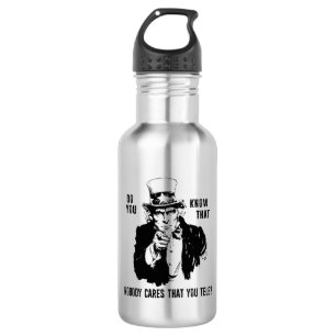 Do You Know That Nobody Cares That You Tele? 532 Ml Water Bottle