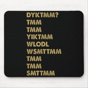 Do You Know The Muffin Man_ Dyktmm_ Funny Nostalgi Mouse Pad
